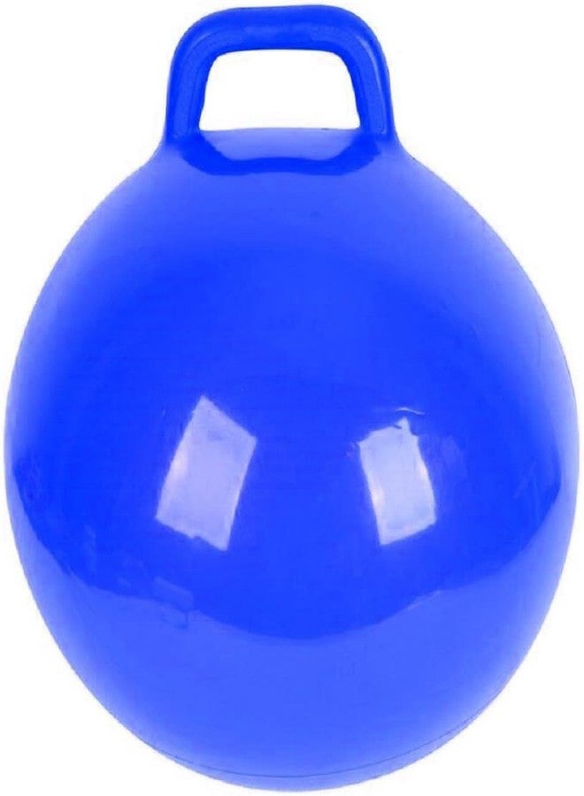 Glaceon Space Hopper Ball with Handle, Bouncer, Hoppity Hippity Hop, Jumping Ball, Sit and Bounce (Blue) - Image 1